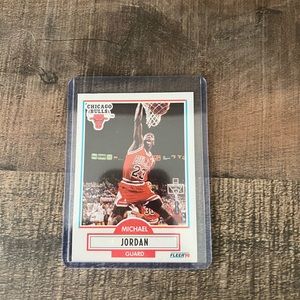 Michael Jordan 1990 Fleer in mint condition.